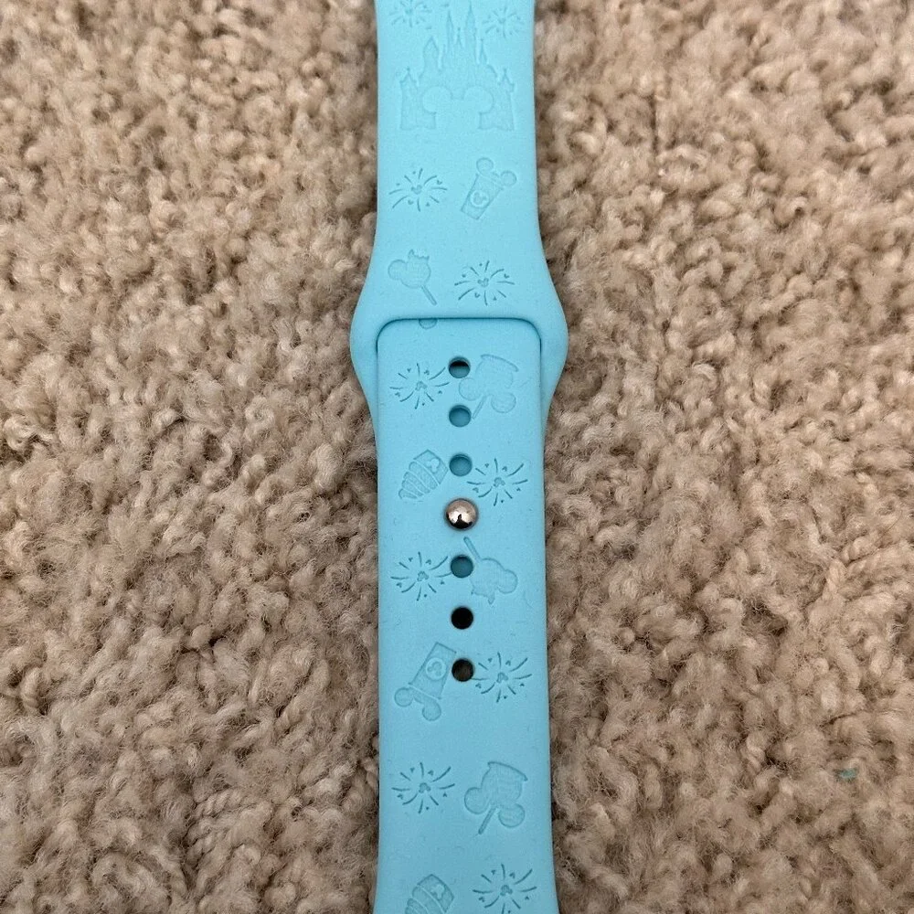 Fan Made Disneyland Castle and Snacks Watch Band 42/44/45 Watch Size Small